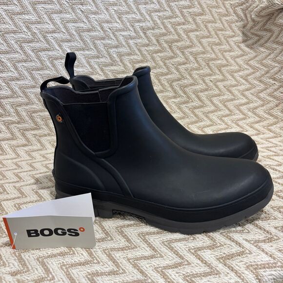 BOGS Amelia Slip On Chelsea Rain Boots NEW - Picture 1 of 7